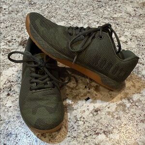 NOBULL super fabric trainer Olive green camo Discontinued print.